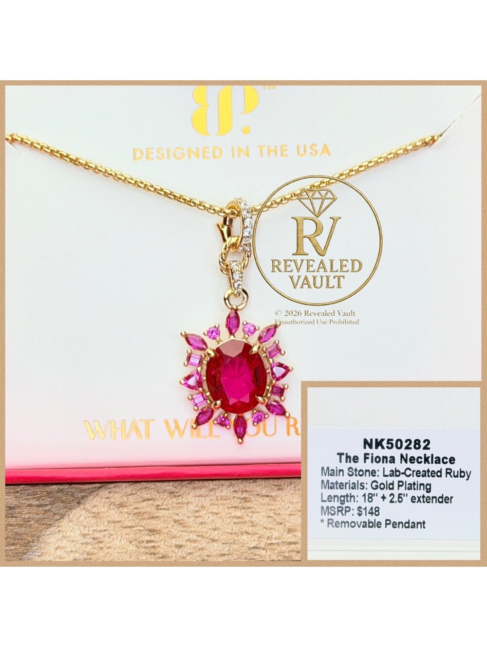 The Fiona Necklace - July Birthday 2026